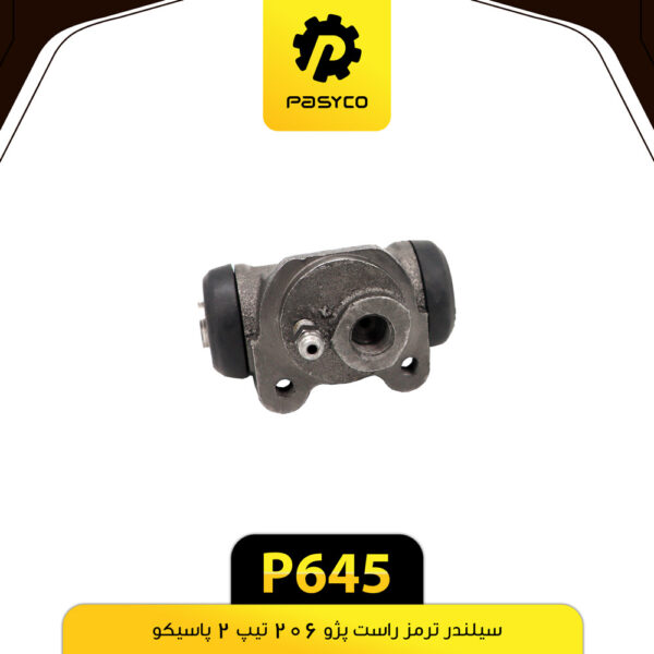سیلندر ترمز پژو 206 تیپ 2 راست پاسیکو P645